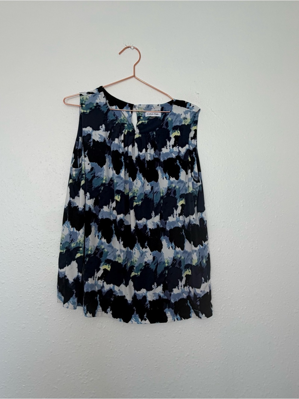 Calvin Klein Multicolor Abstract Print Sleeveless Camisole